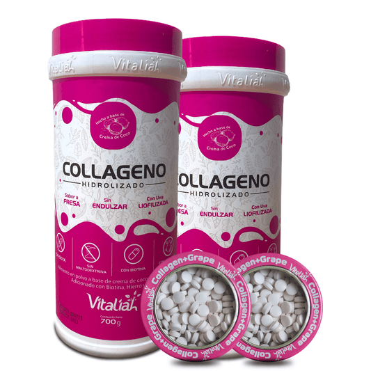 2 Colágeno Fresa + 2 Mentas Colágeno